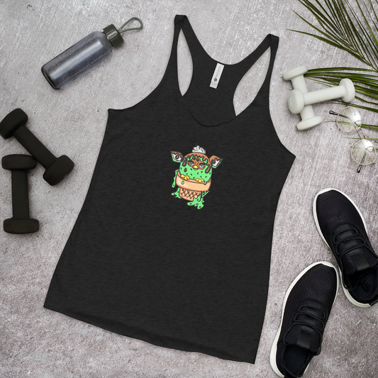Mint Ice Cream Furby- Femme Racerback Tank