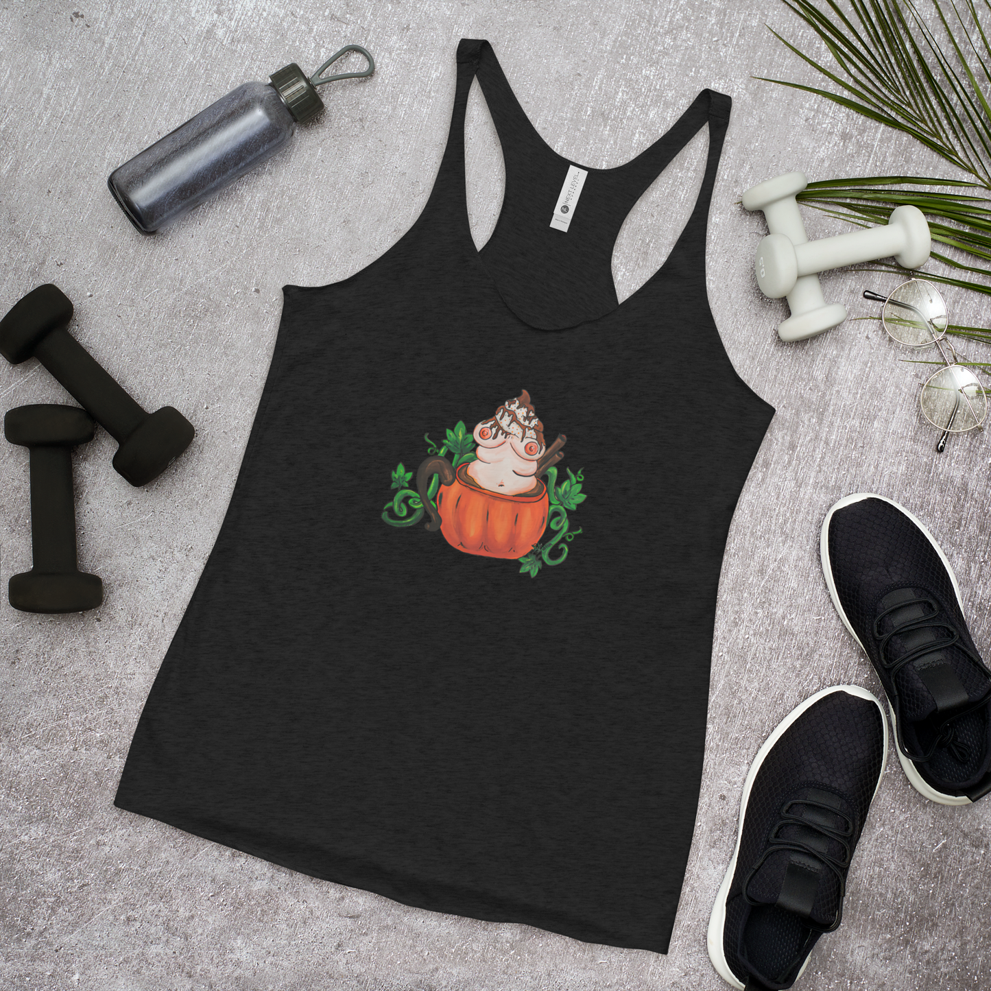 Pumpkin Spice and Everything Nice- Femme Racerback Tank
