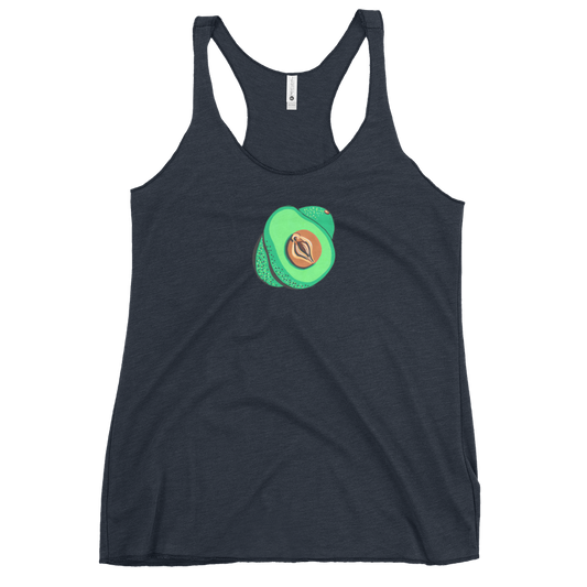 Avocado Vulva- Femme Racerback Tank