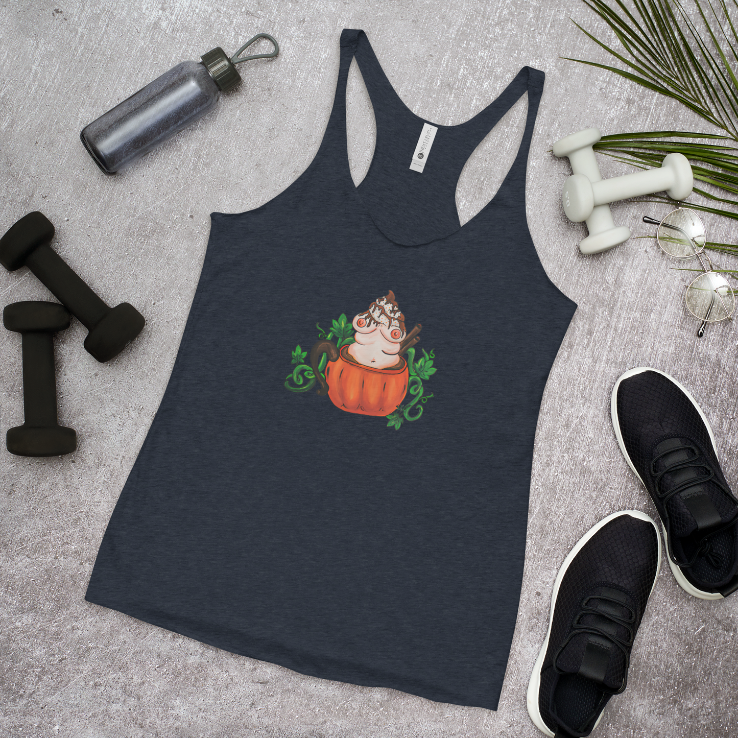 Pumpkin Spice and Everything Nice- Femme Racerback Tank