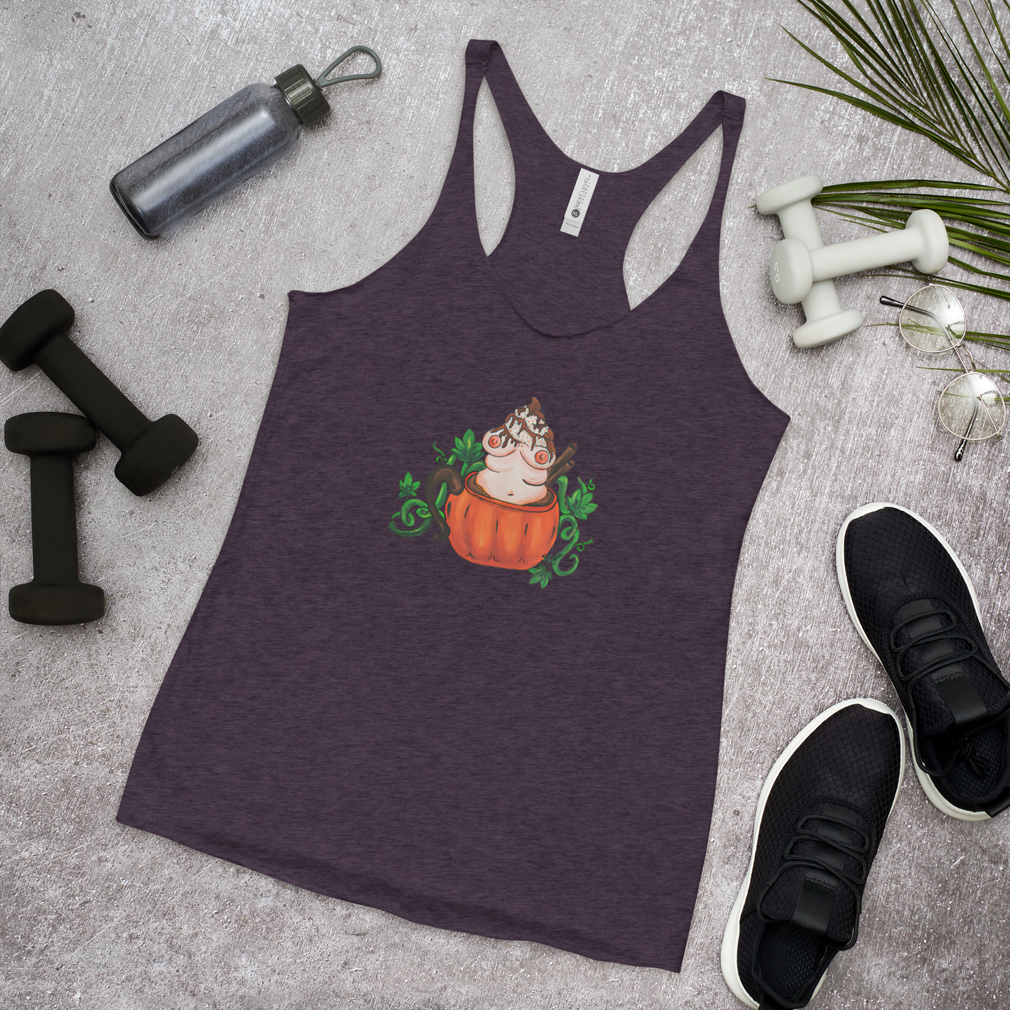 Pumpkin Spice and Everything Nice- Femme Racerback Tank