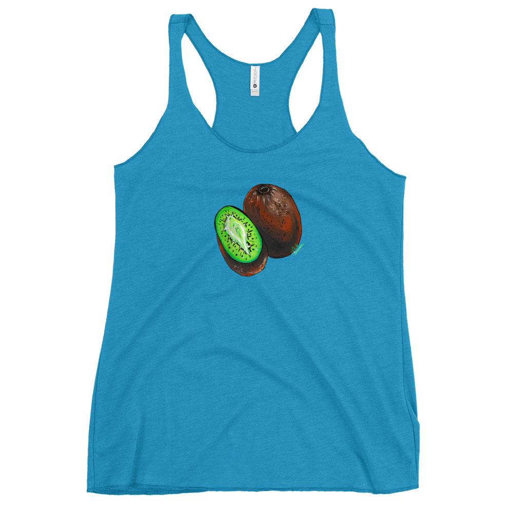 Kiwi Vulva- Femme Racerback Tank