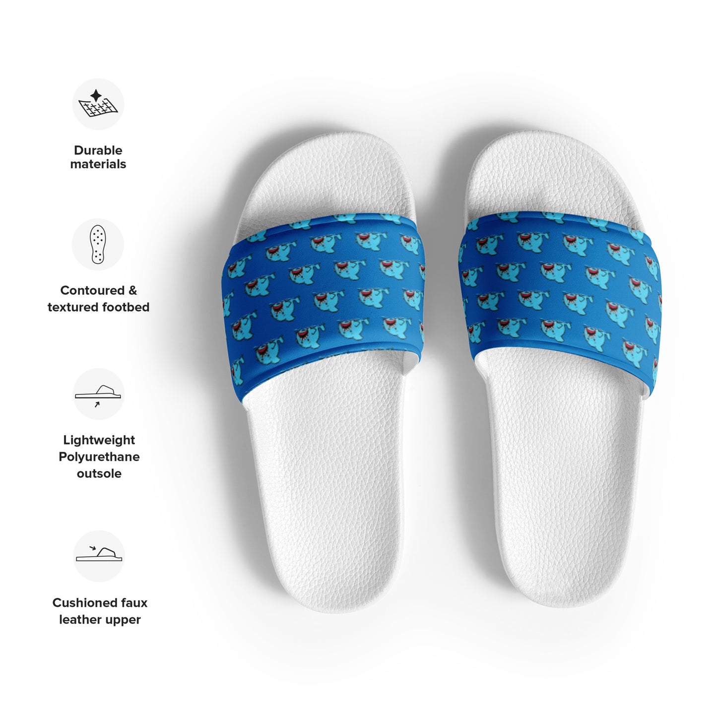Anxious Shark Slides- Women's Sizes