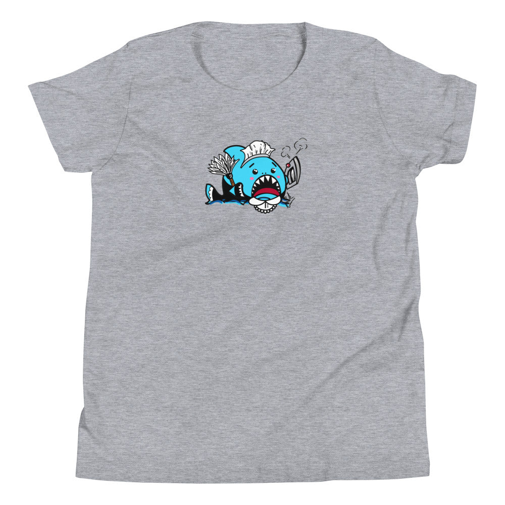 Halloween Sharks- Maid Shark Genderless Youth Short Sleeve T-Shirt