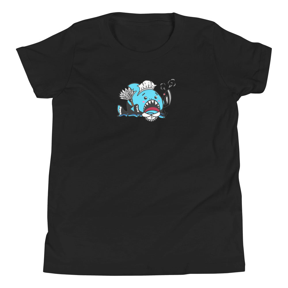 Halloween Sharks- Maid Shark Genderless Youth Short Sleeve T-Shirt