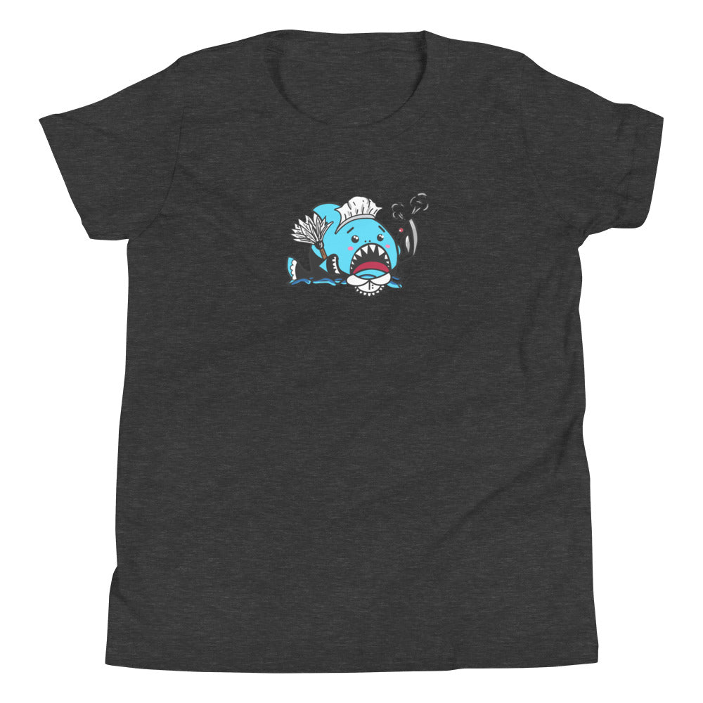Halloween Sharks- Maid Shark Genderless Youth Short Sleeve T-Shirt