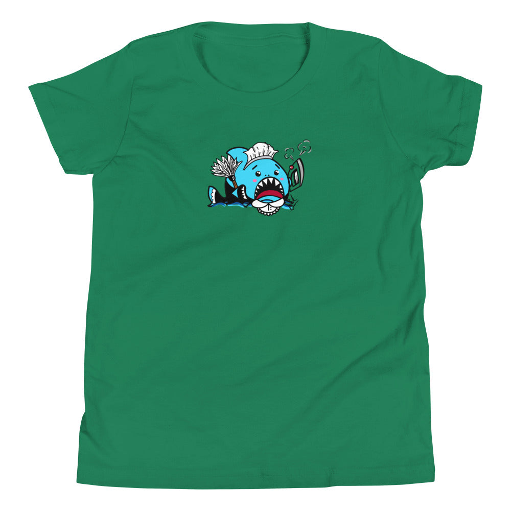 Halloween Sharks- Maid Shark Genderless Youth Short Sleeve T-Shirt