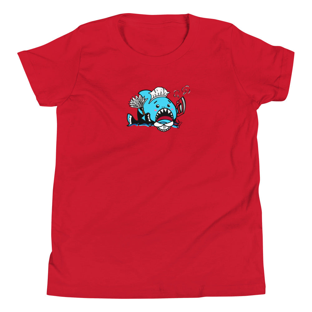 Halloween Sharks- Maid Shark Genderless Youth Short Sleeve T-Shirt