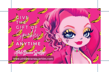Pink Banana Sparkles Gift Card