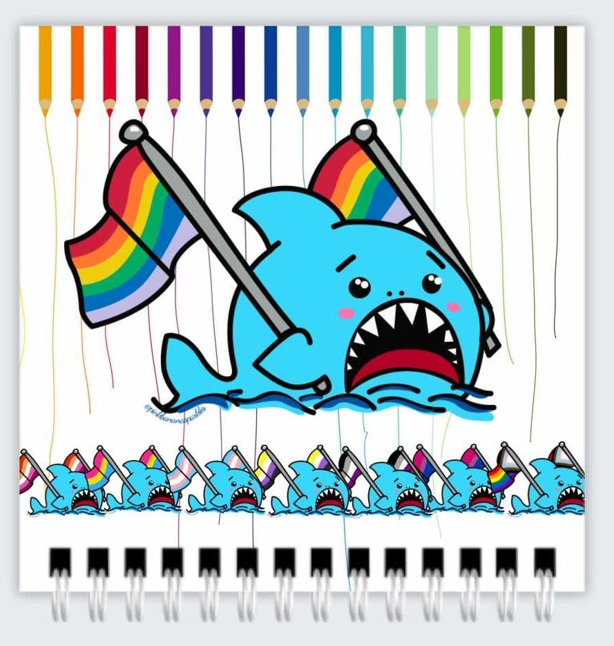 Anxious Shark 2024 Calendar- Available in 2 sizes