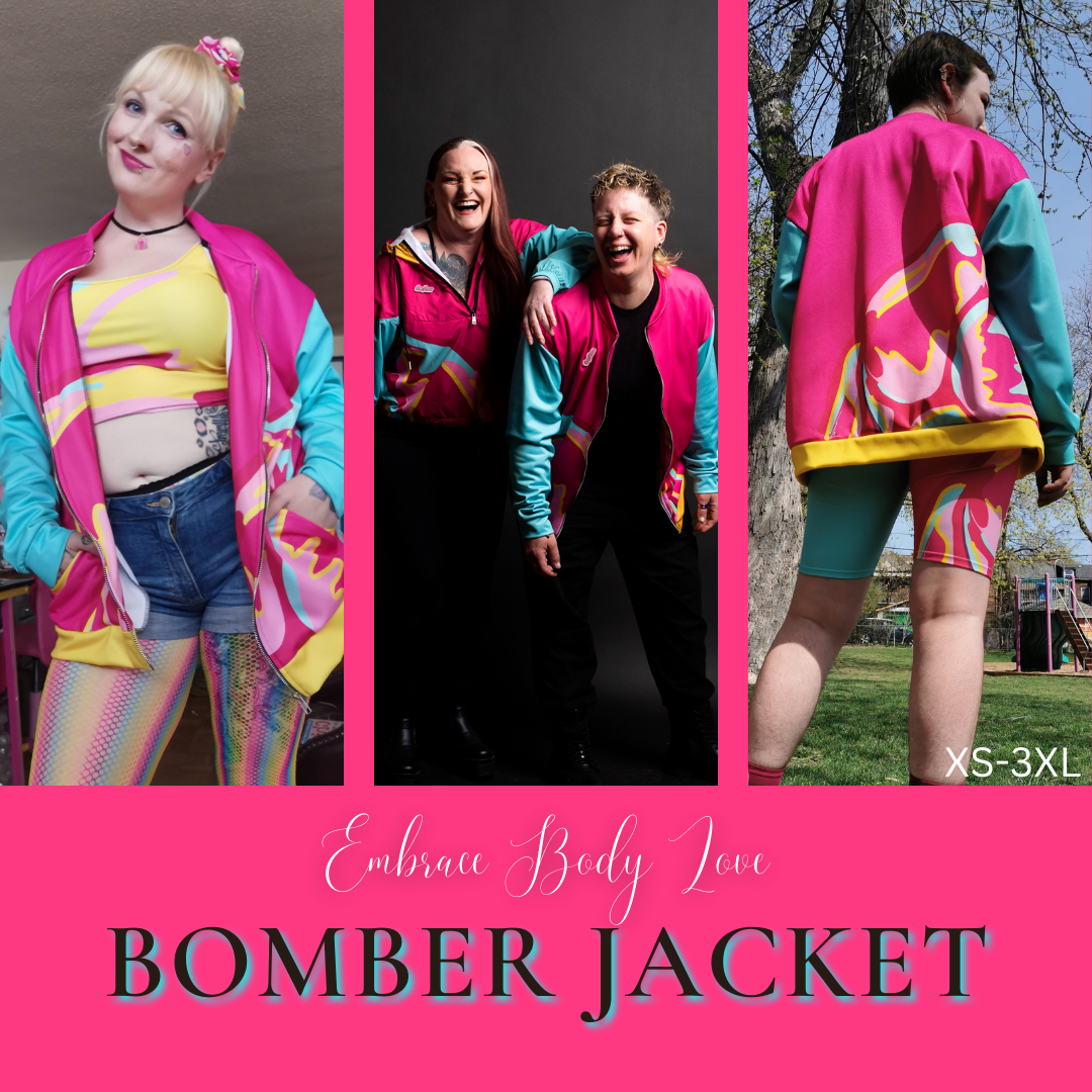 Embrace Body Love Bomber Jacket- Genderless