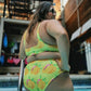 "Sour Puss" Lemon Vulva, High-waisted Bikini