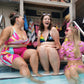 Embrace Body Love Swim Trunks- Hot Pink, Genderless