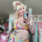 Embrace Body Love Bikini Separates- Top, Yellow (recycled)