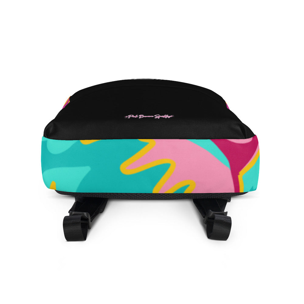 Embrace Body Love Backpack- Black/White Logo