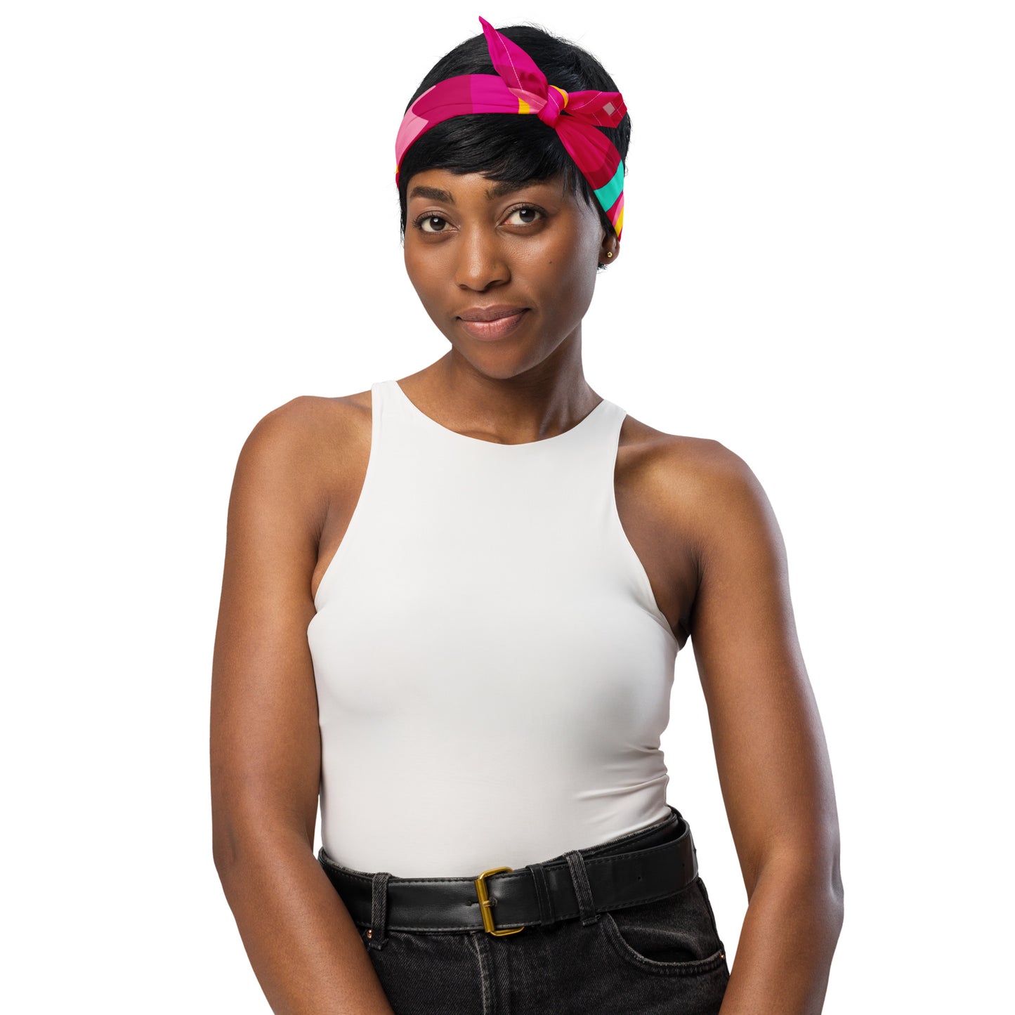 Embrace Body Love Scarf/Bandana- Hot Pink (3 sizes)
