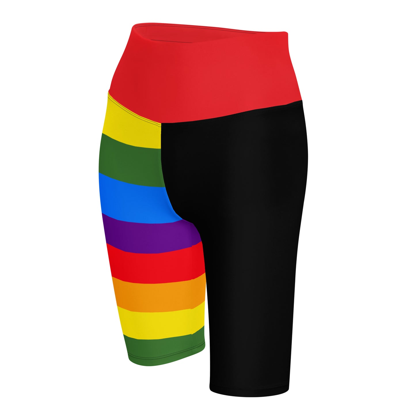 Pride Rainbow Biker Shorts