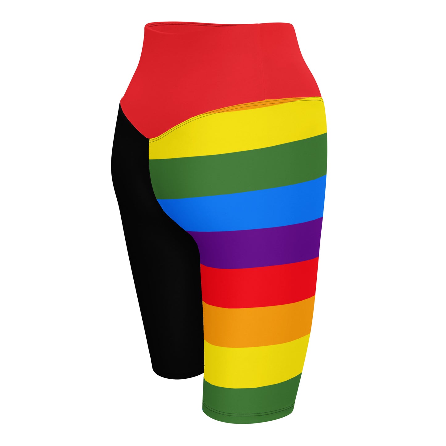 Pride Rainbow Biker Shorts