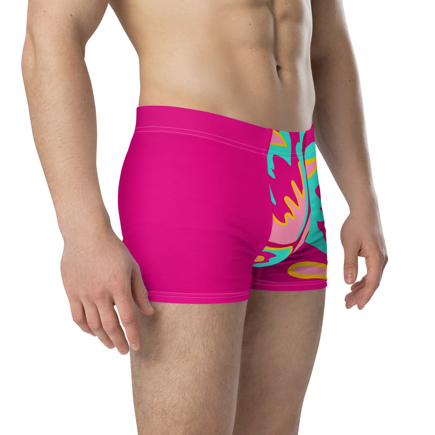 Embrace Body Love Boxer Briefs- Hot Pink