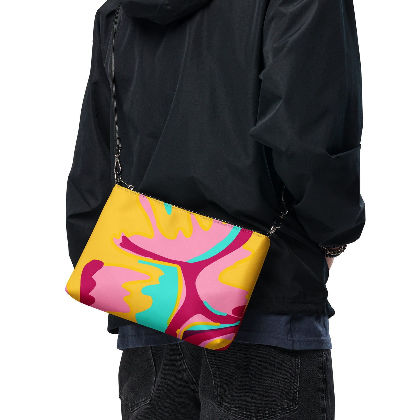 Embrace Body Love Crossbody Bag- Yellow