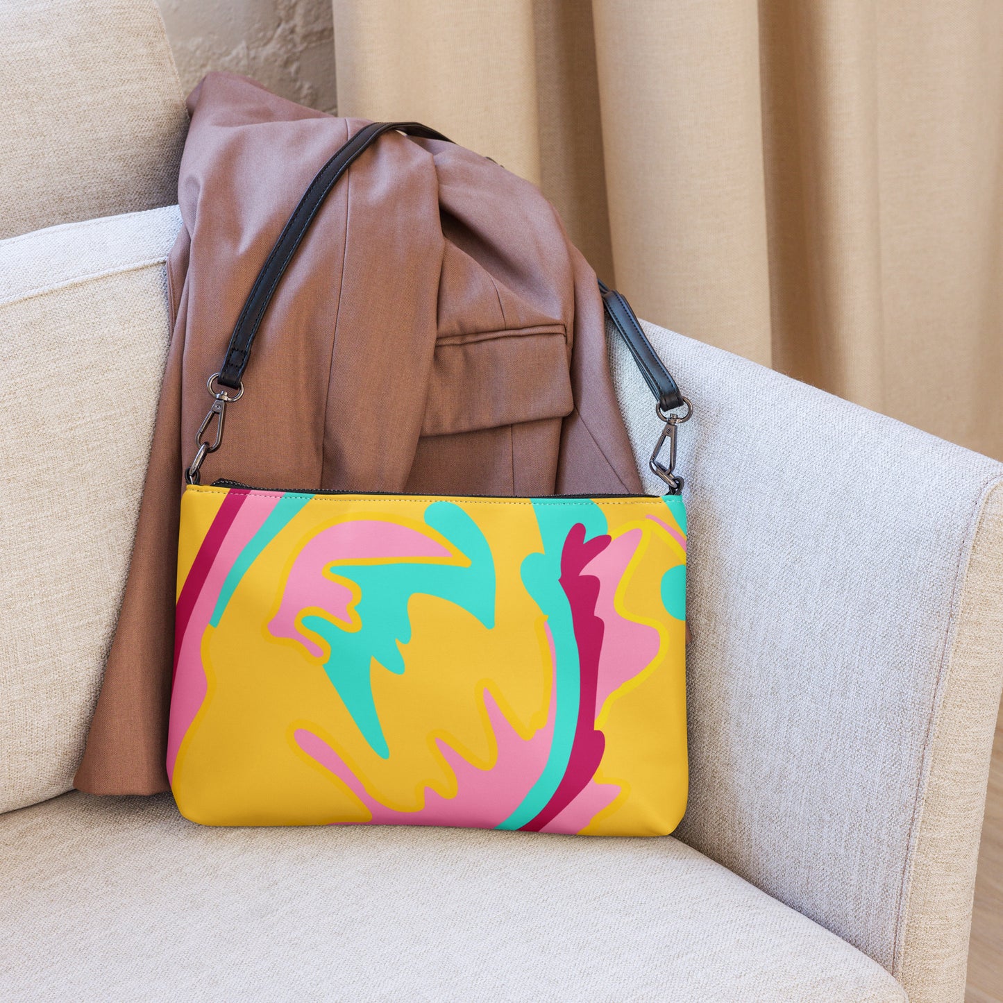 Embrace Body Love Crossbody Bag- Yellow