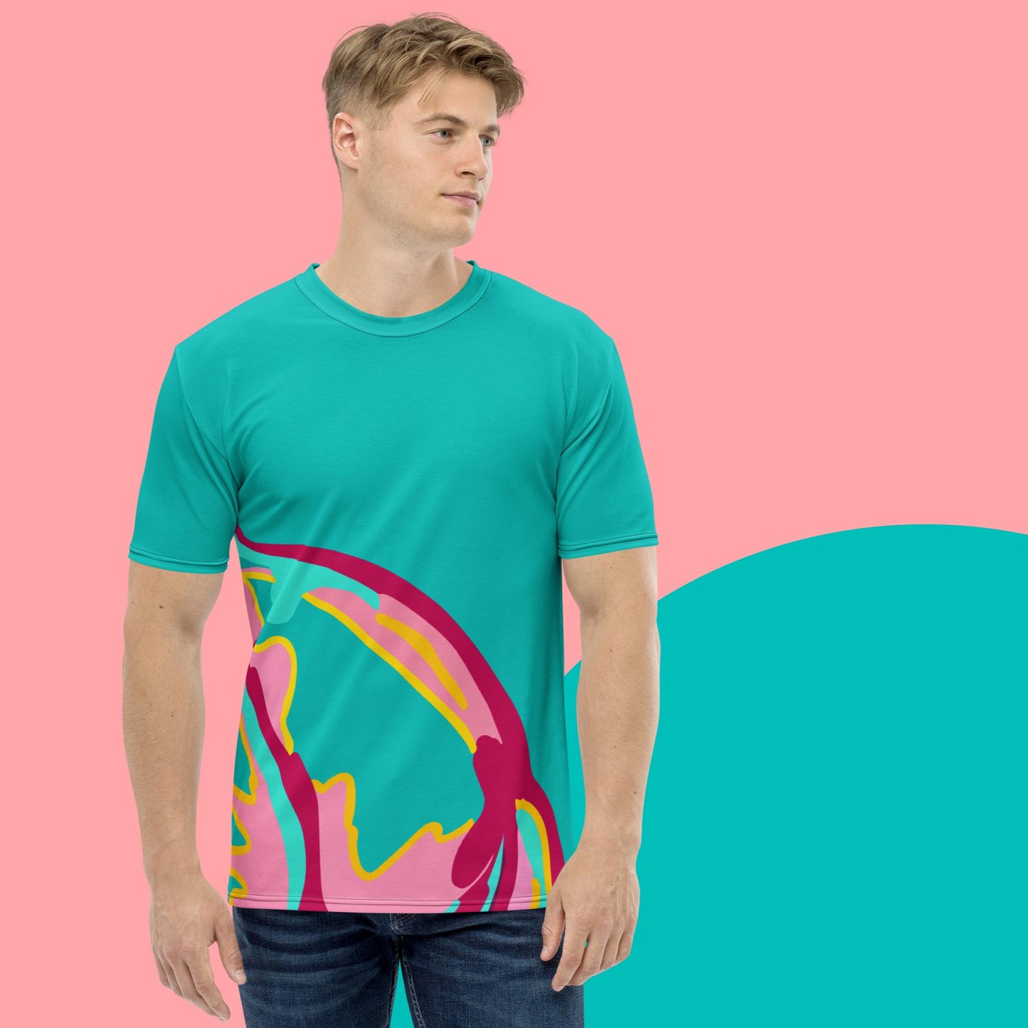 Embrace Body Love T-shirt- Teal (Masc fit)