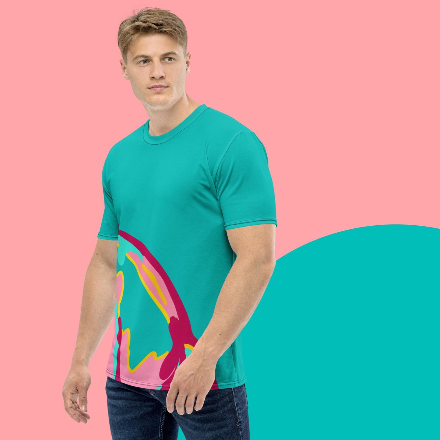 Embrace Body Love T-shirt- Teal (Masc fit)