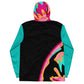 Body Love "New Classic" Windbreaker, Full-zip- Teal Sleeves