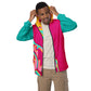 Embrace Body Love Windbreaker, Full-zip- Hot Pink