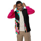 Body Love "New Classic" Windbreaker, Full-zip- Hot Pink Sleeves