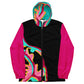 Body Love "New Classic" Windbreaker, Full-zip- Hot Pink Sleeves