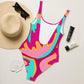 Embrace Body Love One-Piece Swimsuit- Hot Pink