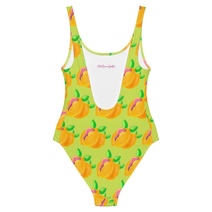 "Sour Puss" Lemon Vulva One-Piece Swimsuit