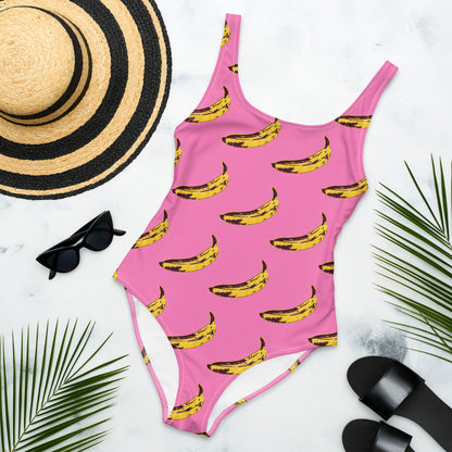 Pink Banana One-Piece Swimsuit