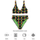 Eat Good Food- Food Vulvas, High-Waisted Bikini (Recycled)