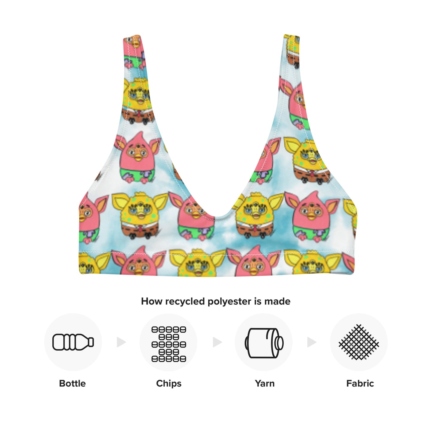 SpongeFURB Bikini Separates, Top (Recycled)