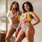 Embrace Body Love Bikini Separates- Top, Yellow (recycled)
