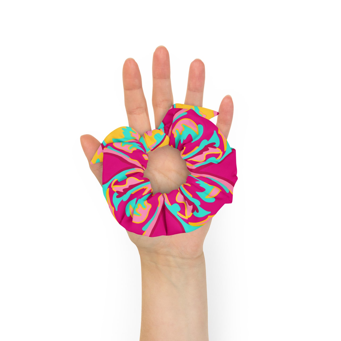 Embrace Body Love Scrunchie- Hot Pink (Recycled)