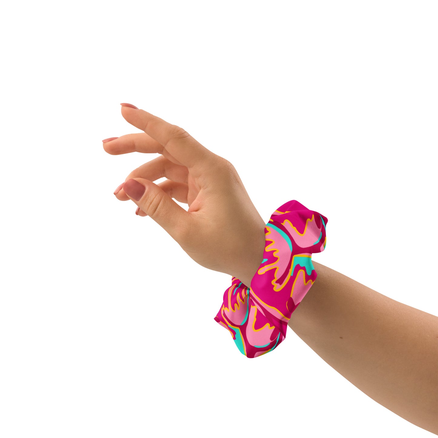 Embrace Body Love Scrunchie- Hot Pink (Recycled)