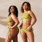 "Sour Puss" Lemon Vulva- String bikini (Recycled)