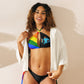 Anxious Shark Rainbow Pride Flag- String Bikini (Recycled)