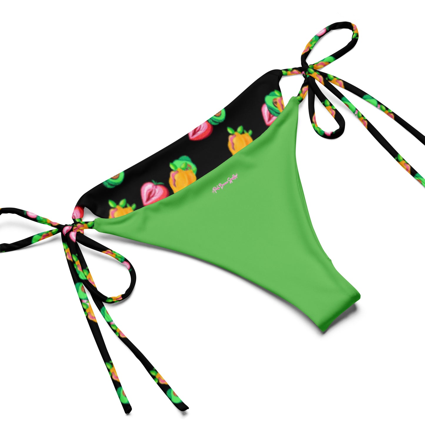 Eat Good Food- Food Vulvas, String Bikini (Recycled)