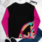 Body Love "New Classic" Sweatshirt, Crewneck- Pink Sleeves