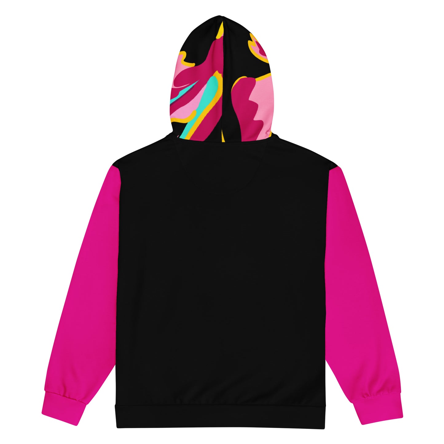 Body Love "New Classic" Zip hoodie- Genderless, Pink Sleeves (Recycled)