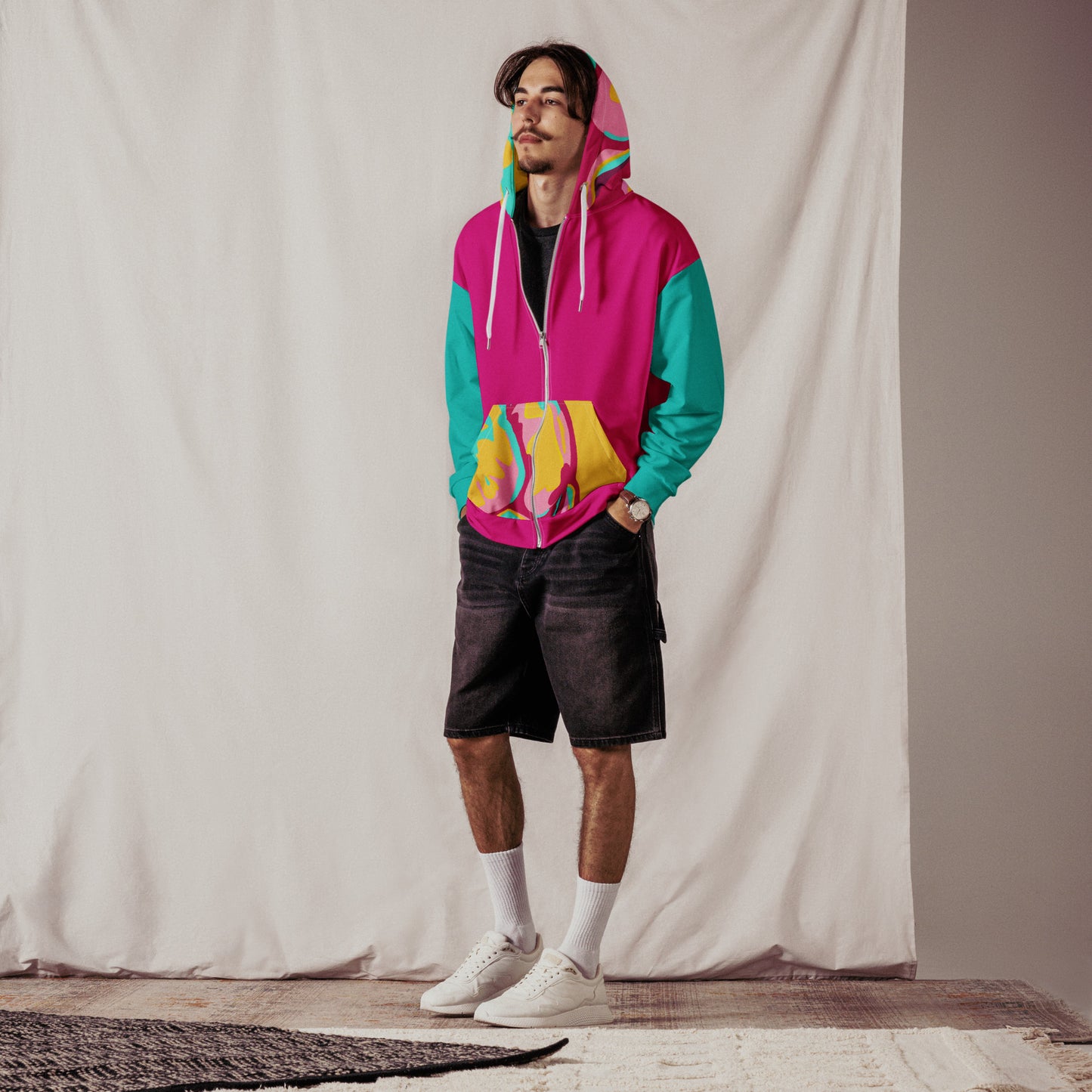 Embrace Body Love Zip hoodie- Genderless (Recycled)