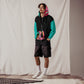 Body Love "New Classic" Zip hoodie- Genderless, Teal Sleeves (Recycled)