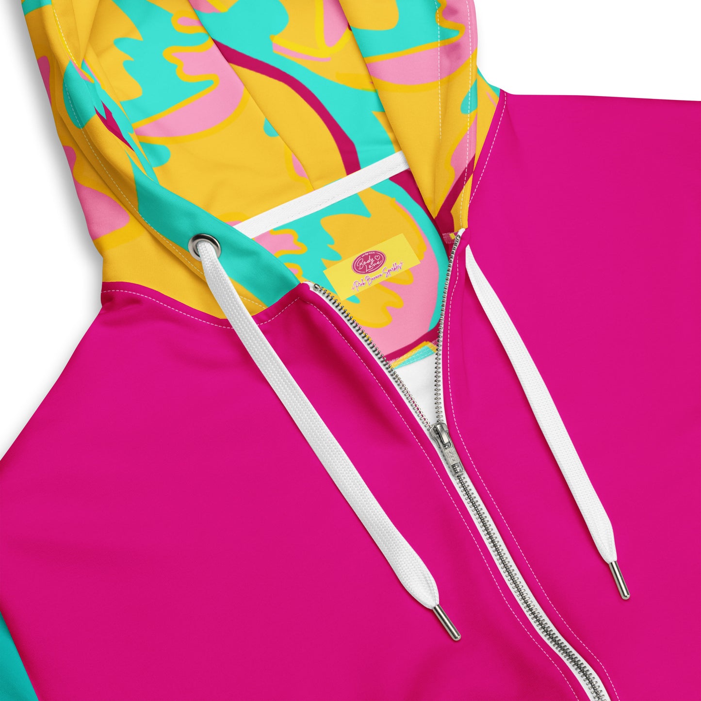 Embrace Body Love Zip hoodie- Genderless (Recycled)