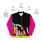 Body Love "New Classic" Bomber Jacket- Genderless, Pink Sleeves