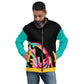 Body Love "New Classic" Bomber Jacket- Genderless, Teal Sleeves