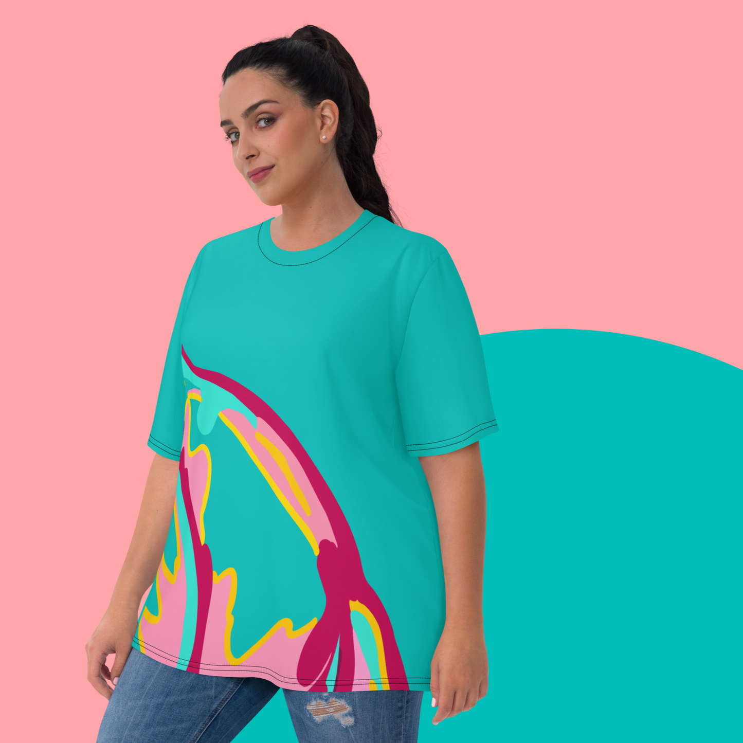 Embrace Body Love T-shirt- Teal (Femme fit)